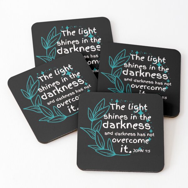 Item preview, John 1:5 Bible verse designed and sold by Rsagur12.
