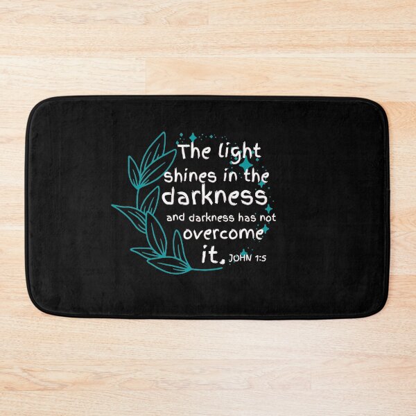 Item preview, John 1:5 Bible verse designed and sold by Rsagur12.