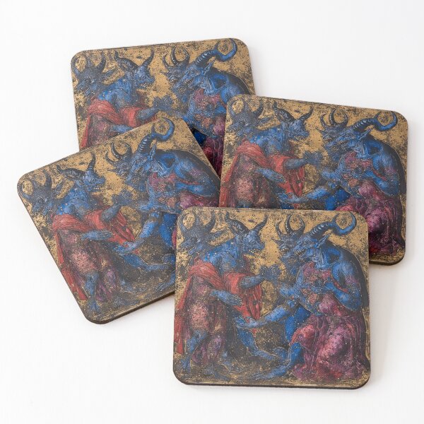 Item preview, Medieval Devil Art designed and sold by TheDarkWardrobe.