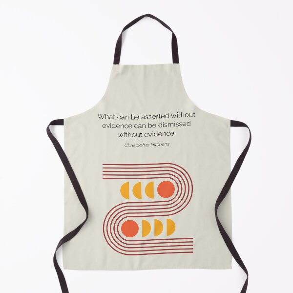 Item preview, Christopher Hitchens New Atheism Quote Minimalist Artwork designed and sold by kakarikihill.