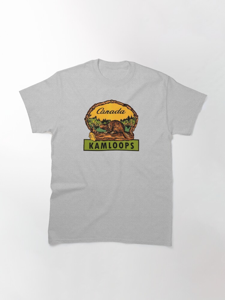 "Kamloops BC Canada Vintage Travel Decal" Tshirt by hilda74 Redbubble