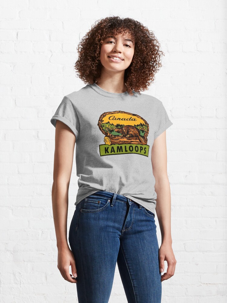 "Kamloops BC Canada Vintage Travel Decal" Tshirt by hilda74 Redbubble