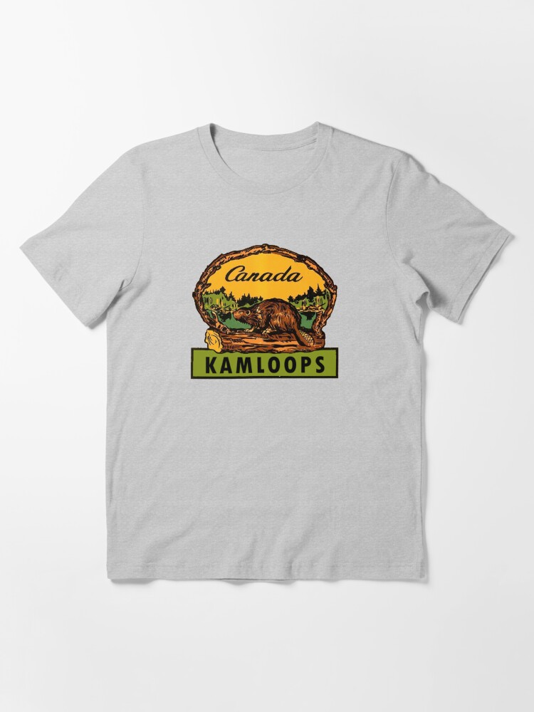"Kamloops BC Canada Vintage Travel Decal" Tshirt for Sale by hilda74