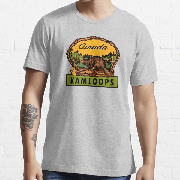 "Kamloops BC Canada Vintage Travel Decal" Tshirt for Sale by hilda74