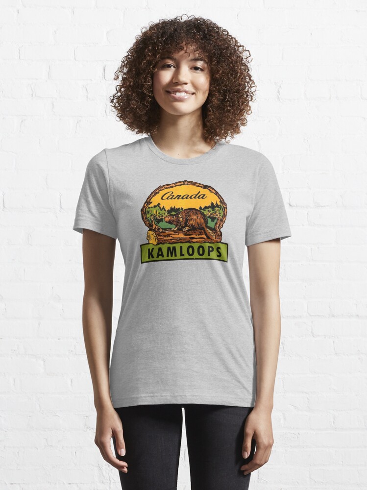 "Kamloops BC Canada Vintage Travel Decal" Tshirt for Sale by hilda74