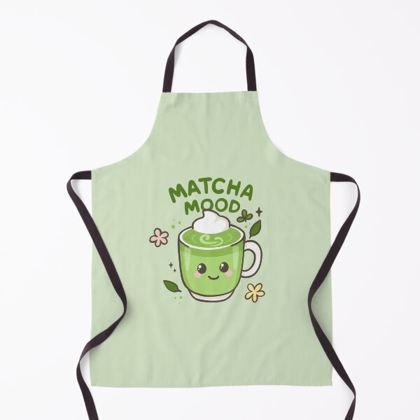 Item preview, Matcha Mood – Kawaii Green Tea Cup with Cute Quote designed and sold by Tattyarts.