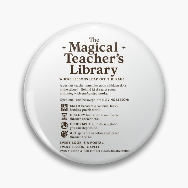 Item preview, The Magical Teacher’s Library designed and sold by Uglyandcute.