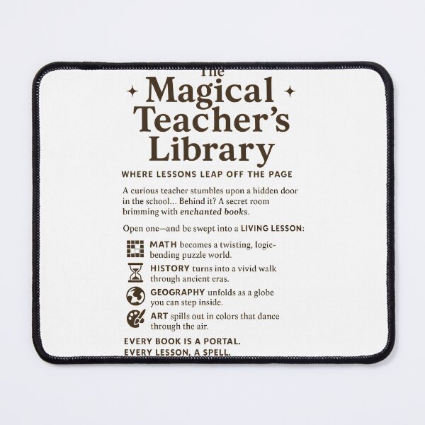 Item preview, The Magical Teacher’s Library designed and sold by Uglyandcute.
