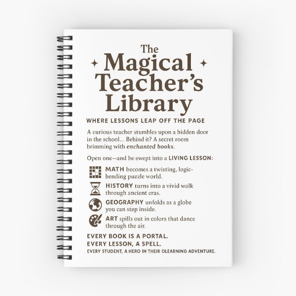 Item preview, The Magical Teacher’s Library designed and sold by Uglyandcute.