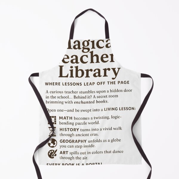 Item preview, The Magical Teacher’s Library designed and sold by Uglyandcute.