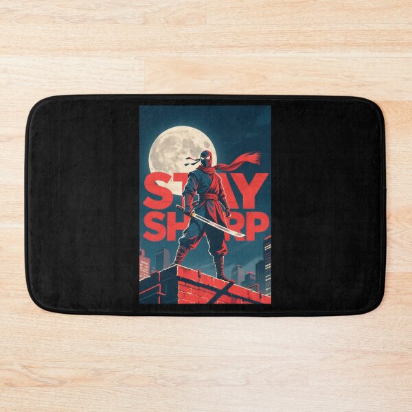Item preview, Stay Sharp – Retro Ninja in Hope-Style Urban Scene designed and sold by HoopeStylee.