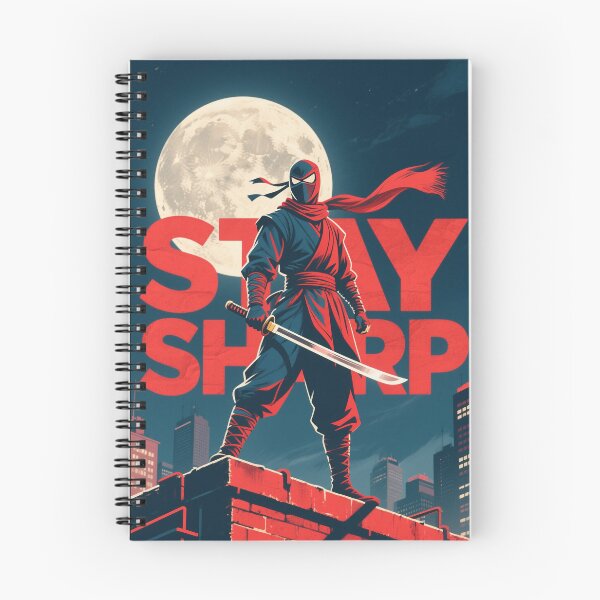 Item preview, Stay Sharp – Retro Ninja in Hope-Style Urban Scene designed and sold by HoopeStylee.