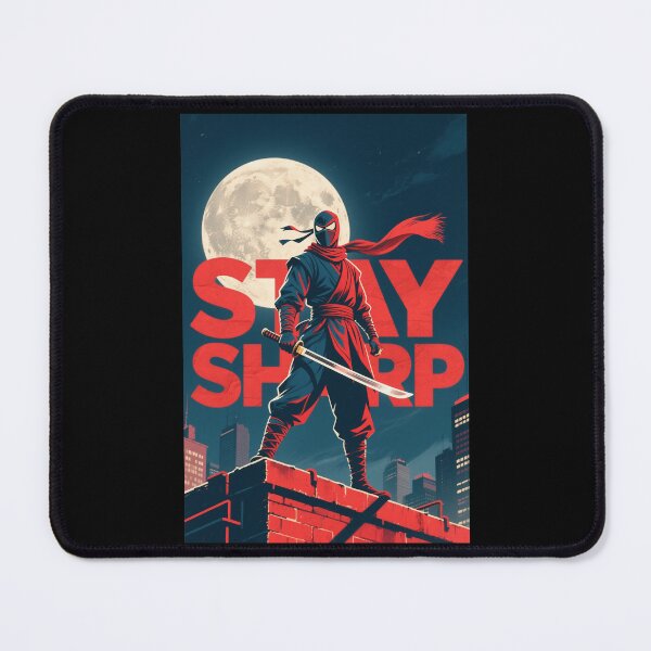 Item preview, Stay Sharp – Retro Ninja in Hope-Style Urban Scene designed and sold by HoopeStylee.