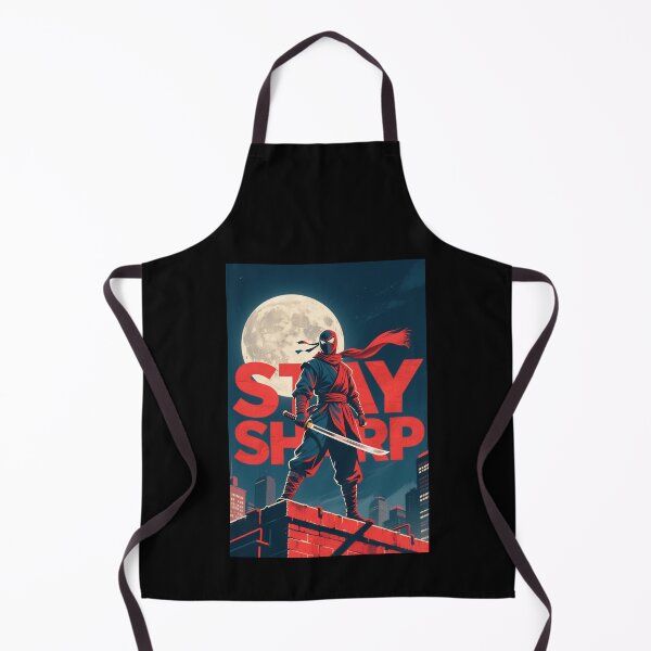 Item preview, Stay Sharp – Retro Ninja in Hope-Style Urban Scene designed and sold by HoopeStylee.