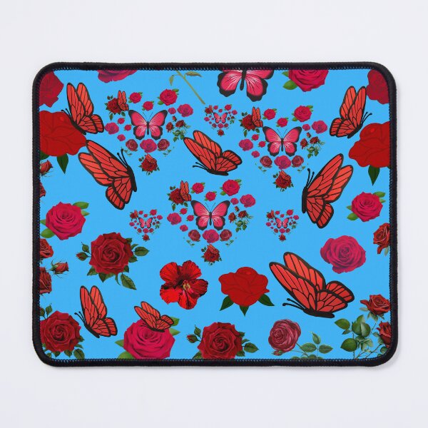 Item preview, red roses pattern Throw Blanket designed and sold by Suldaanstyle.