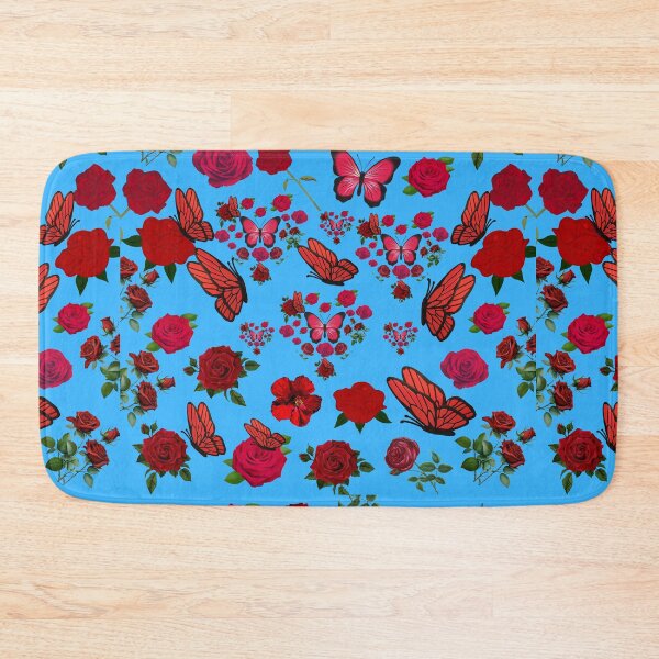 Item preview, red roses pattern Throw Blanket designed and sold by Suldaanstyle.
