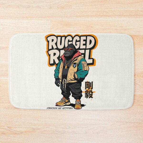 Aperçu de l'œuvre Rugged Monkey : art urbain de rue créée et vendue par IAPICTURE.
