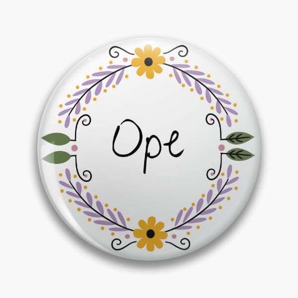 Item preview, “Ope!” Floral Wreath – Midwestern Charm in Bloom designed and sold by KatelynMitalski.