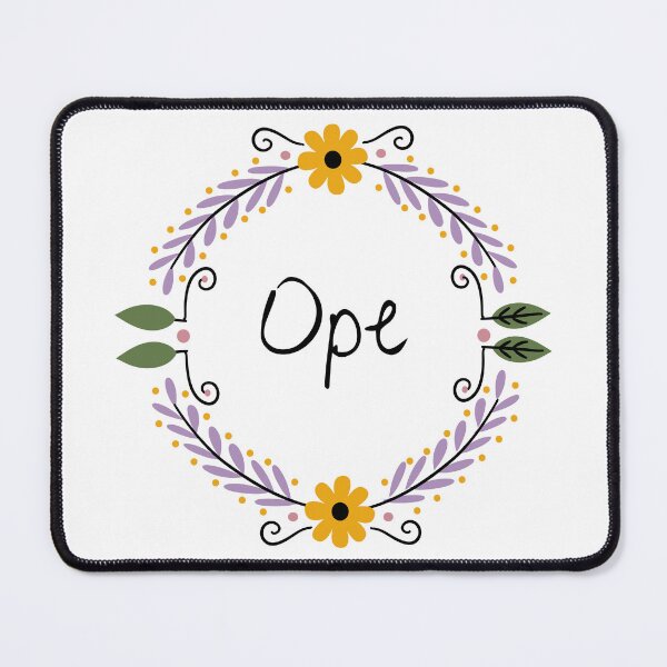 Item preview, “Ope!” Floral Wreath – Midwestern Charm in Bloom designed and sold by KatelynMitalski.