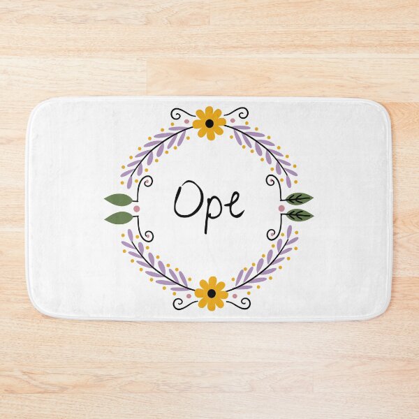 Item preview, “Ope!” Floral Wreath – Midwestern Charm in Bloom designed and sold by KatelynMitalski.