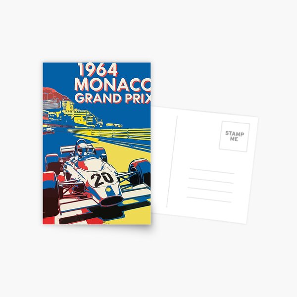 Item preview, 1964 Monaco Grand Prix Poster designed and sold by retrographics.