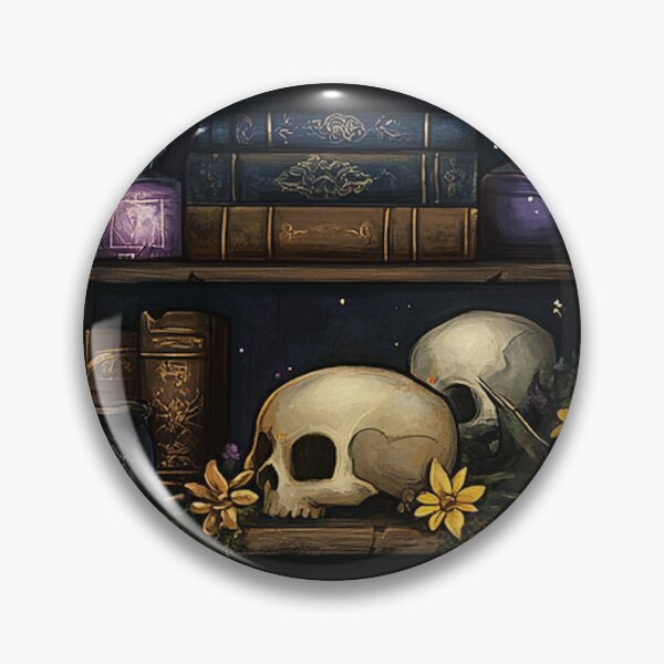 Item preview, Skulls and Books designed and sold by DDsTreasuresWV.