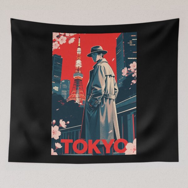 Item preview, Tokyo – Retro Urban Art in Hope Style designed and sold by HoopeStylee.