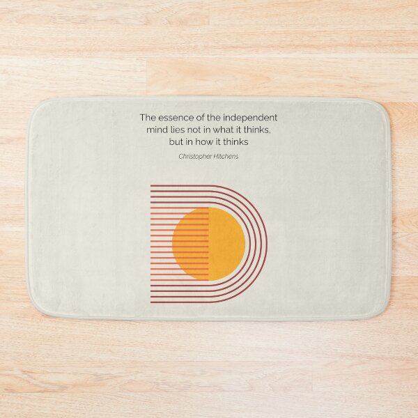 Item preview, Independent Mind Christopher Hitchens Atheist Quote designed and sold by kakarikihill.