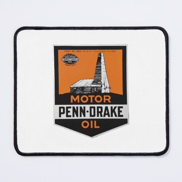 Artikelvorschau, Vintage Penn Drake Motoröl entworfen und verkauft von QuayTradingCo.