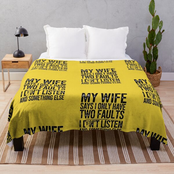 Item preview, My Wife Says I Only Have Two Faults  designed and sold by artofProduct.