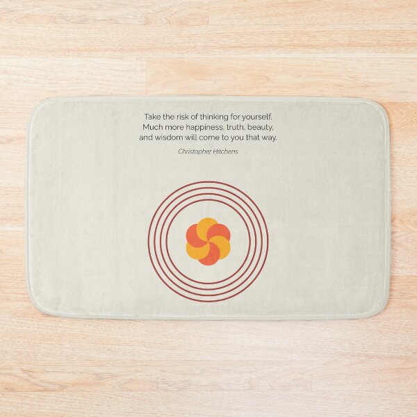 Item preview, Think for Yourself Christopher Hitchens Atheist Quote designed and sold by kakarikihill.