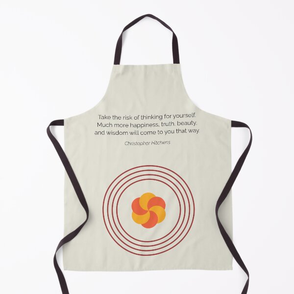 Item preview, Think for Yourself Christopher Hitchens Atheist Quote designed and sold by kakarikihill.