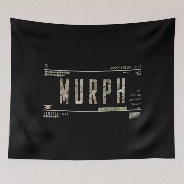 Item preview, Murph Memorial Day Workout WOD badass military workout gift designed and sold by SteveAllentc.