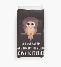 The Doors Jim Morrison Owl Parody Duvet Cover