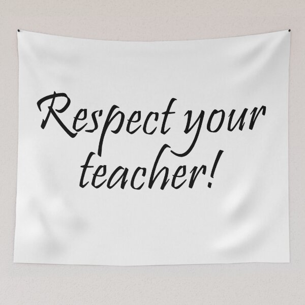 Item preview, Respect your teacher ! designed and sold by Uglyandcute.