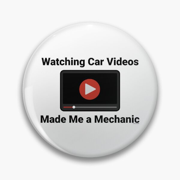 Item preview, Watching Car Videos Made Me a Mechanic designed and sold by Automotive Art by Greg.