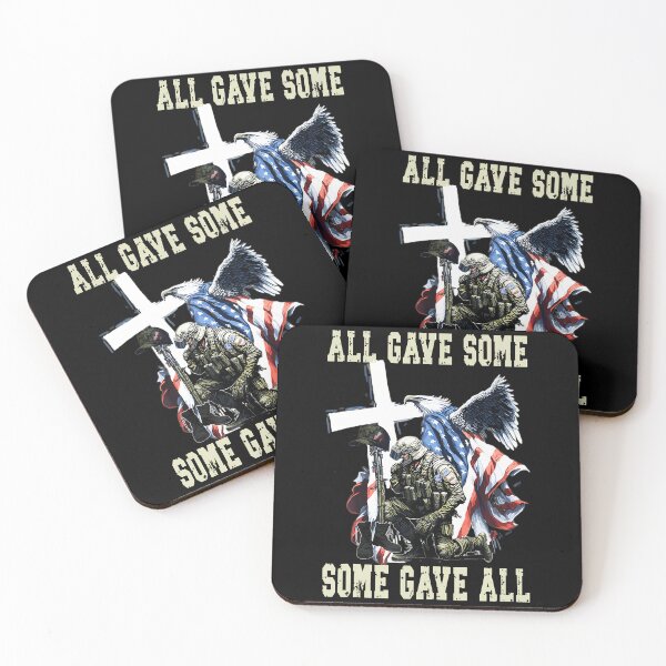 Item preview, All Gave Some Some Gave All US Flag Soldier Memorial Day designed and sold by SteveAllentc.