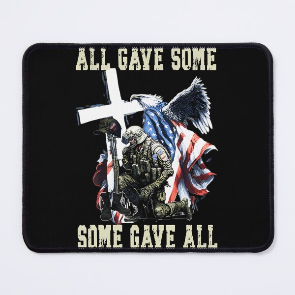 Item preview, All Gave Some Some Gave All US Flag Soldier Memorial Day designed and sold by SteveAllentc.