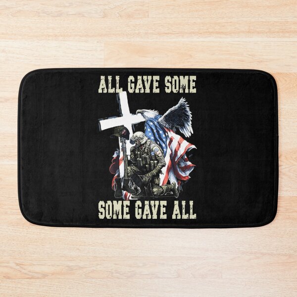 Item preview, All Gave Some Some Gave All US Flag Soldier Memorial Day designed and sold by SteveAllentc.
