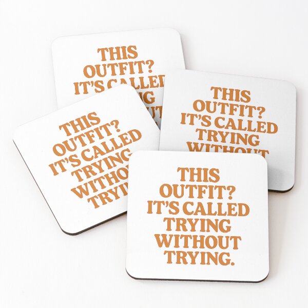 Item preview, Trying Without Trying – Effortless Fashion Flex designed and sold by Radgraphic.
