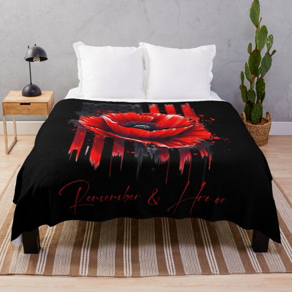 Item preview, Veterans Day 2025 USA Memorial Day Red Poppy Flower Military designed and sold by SteveAllentc.