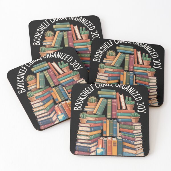 Item preview, Bookshelf chaos, organised joy, ADHD books lover designed and sold by MAKOPOKOShop.