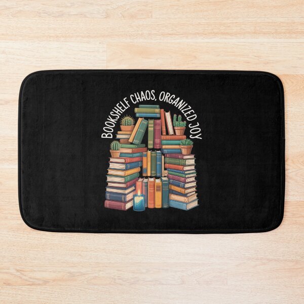 Item preview, Bookshelf chaos, organised joy, ADHD books lover designed and sold by MAKOPOKOShop.