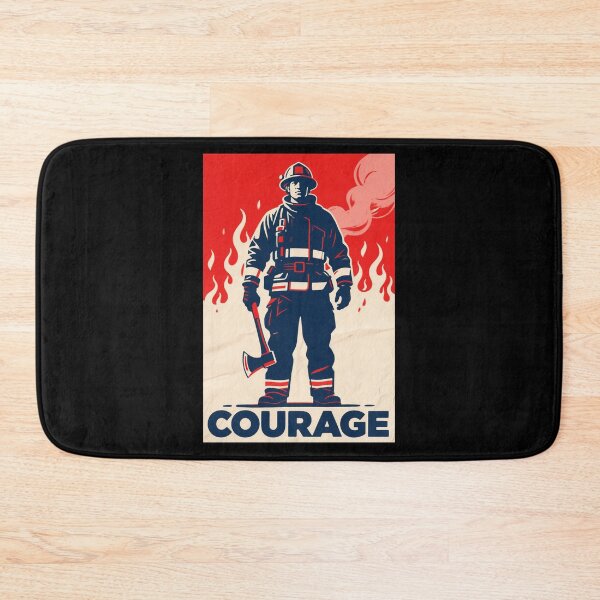 Item preview, Courage – Fearless Firefighter in Hope Style designed and sold by HoopeStylee.