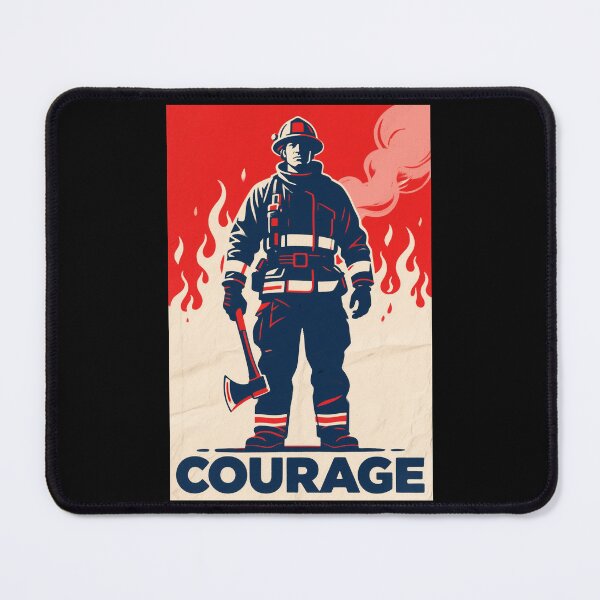 Item preview, Courage – Fearless Firefighter in Hope Style designed and sold by HoopeStylee.