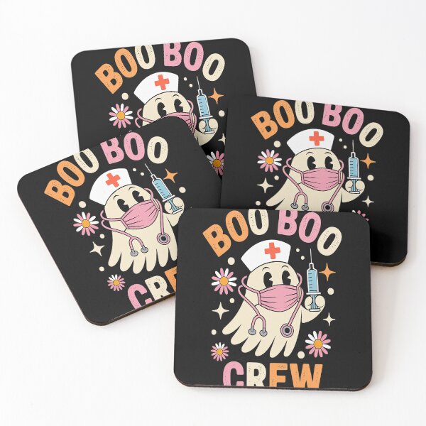 Item preview, Boo Boo Crew Halloween Ghost Nurse designed and sold by MAKOPOKOShop.