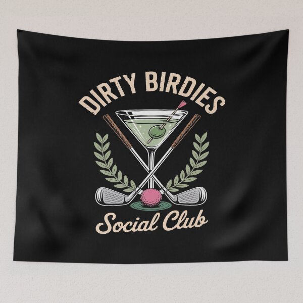 Item preview, Dirty Birdies Social Club Golfing & Drinking Funny Adult designed and sold by MAKOPOKOShop.
