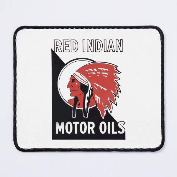 Item preview, Vintage Red Indian Motor Oil designed and sold by QuayTradingCo.