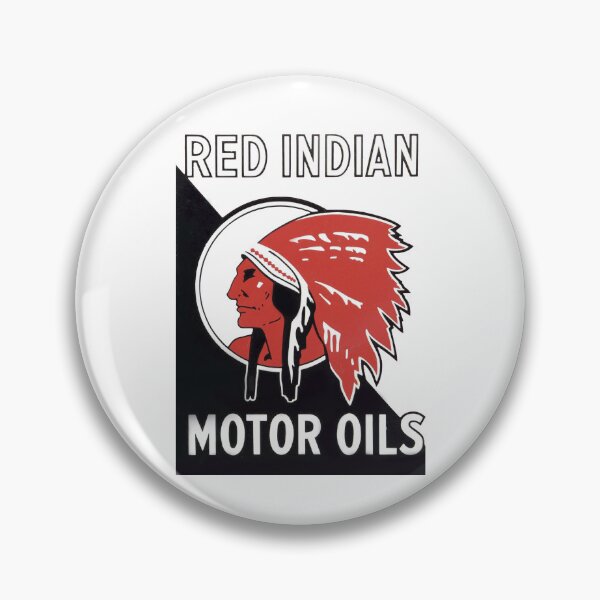 Item preview, Vintage Red Indian Motor Oil designed and sold by QuayTradingCo.