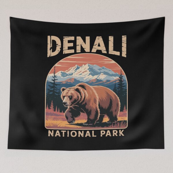 Item preview, Denali Mountain Peak Elevation Alaska National Park designed and sold by MAKOPOKOShop.